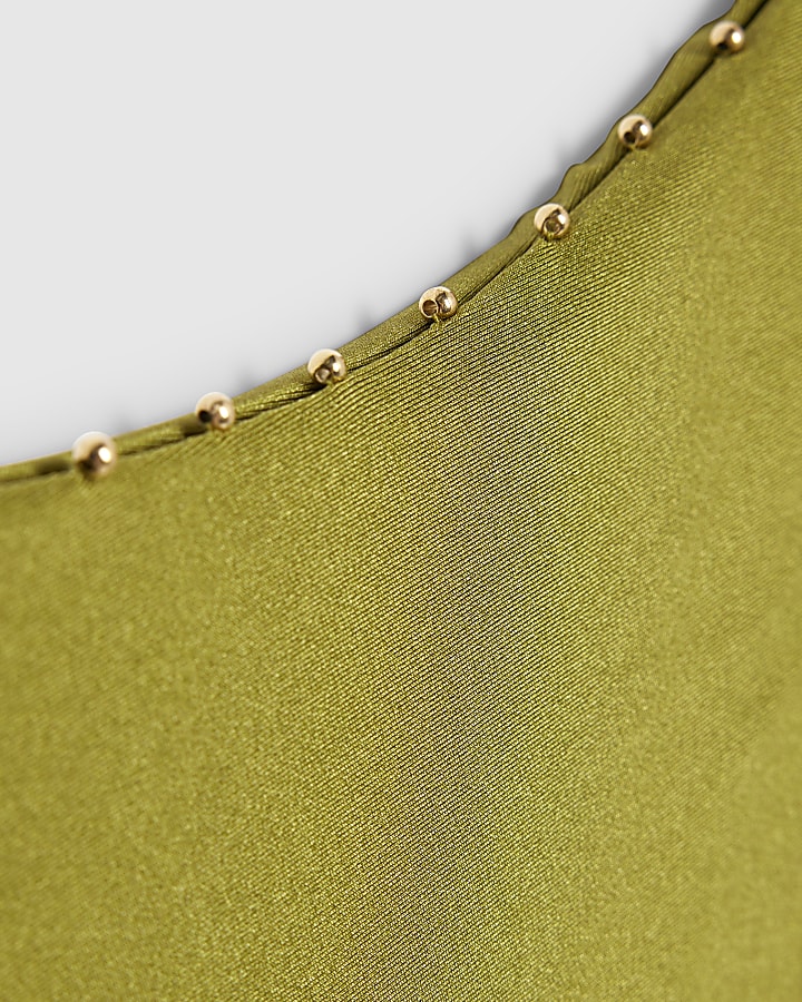 Khaki Hardware Bikini Bottoms