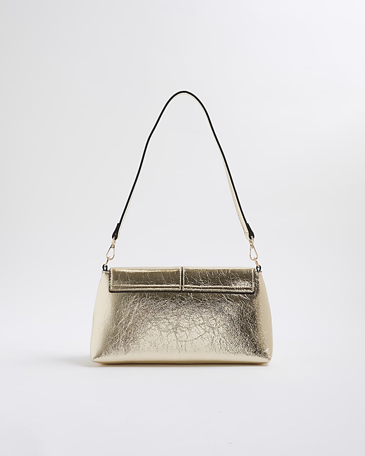 Gold Bar Front Clutch Bag