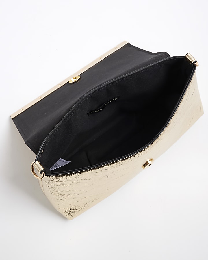 Gold Bar Front Clutch Bag