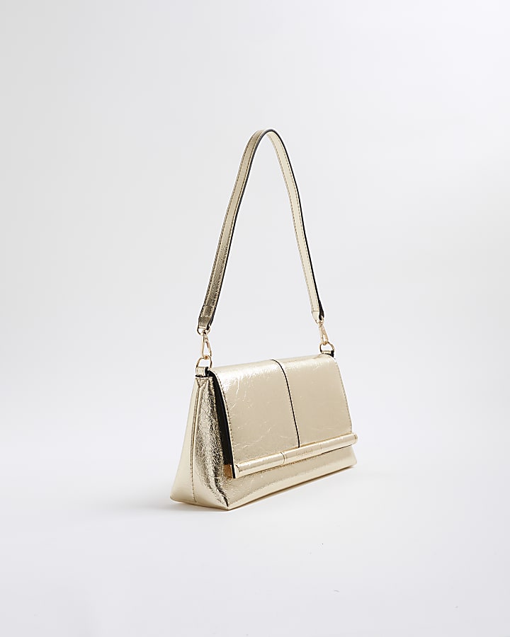 Gold Bar Front Clutch Bag