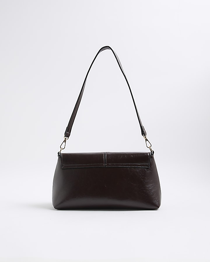 Red Bar Front Clutch Bag
