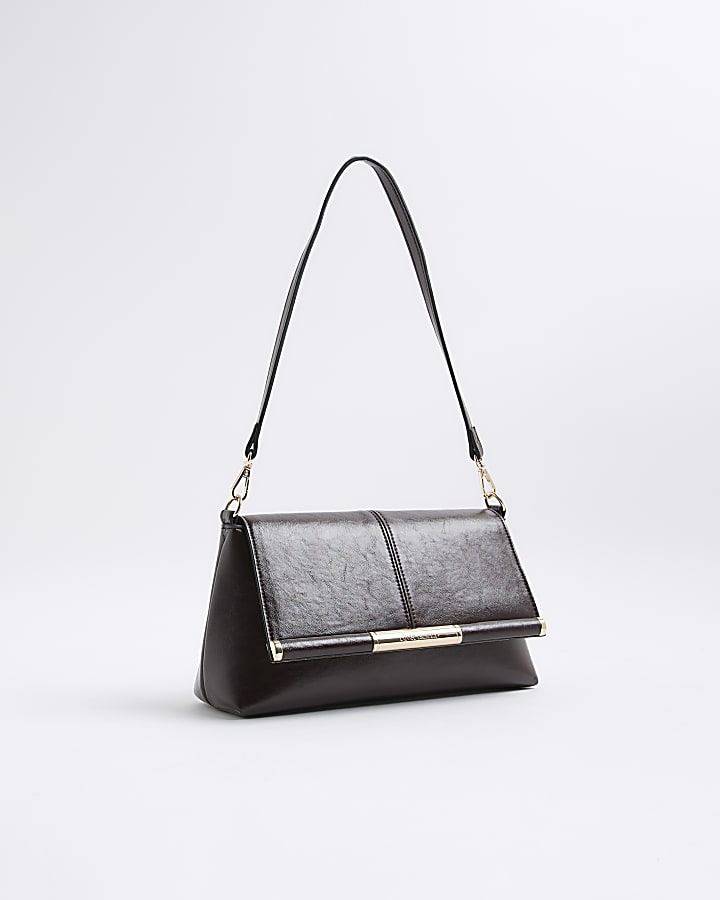 Red Bar Front Clutch Bag