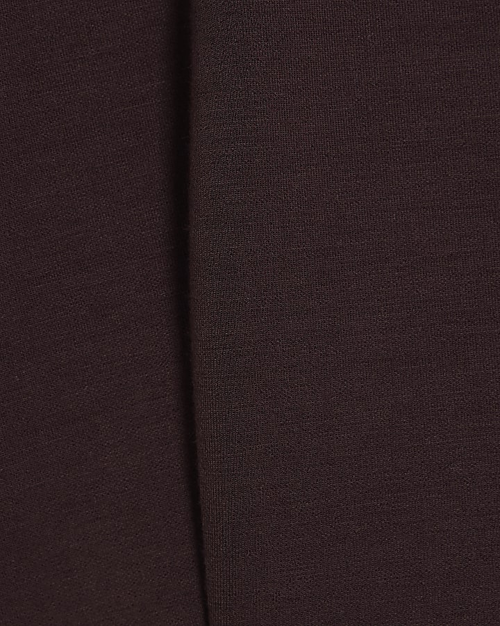 Brown Premium Long Sleeve Batwing Sweatshirt