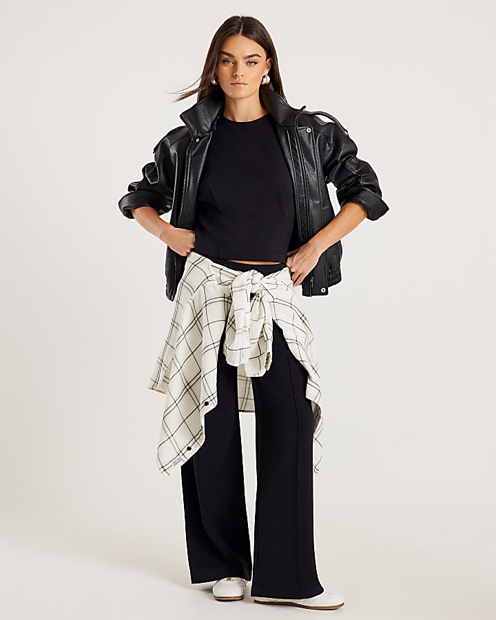 Black Premium Long Sleeve Batwing Sweatshirt