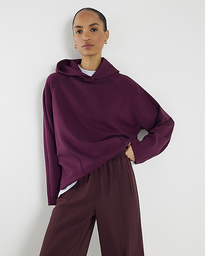 Red Premium Long Sleeve Hoodie