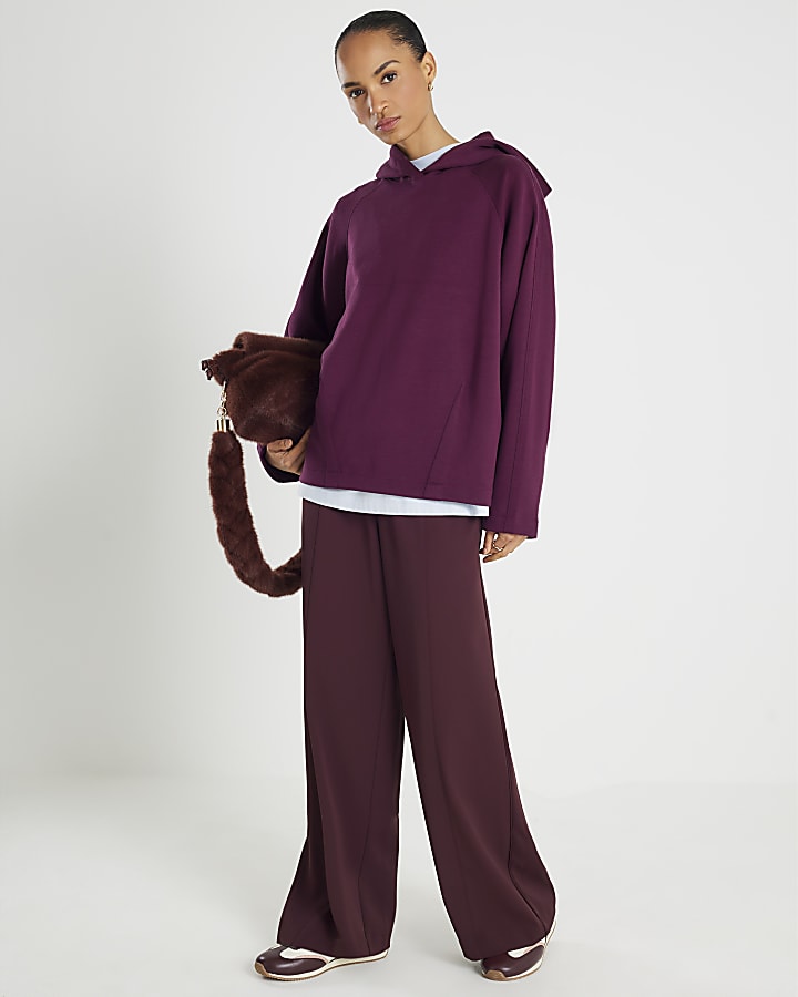 Red Premium Long Sleeve Hoodie