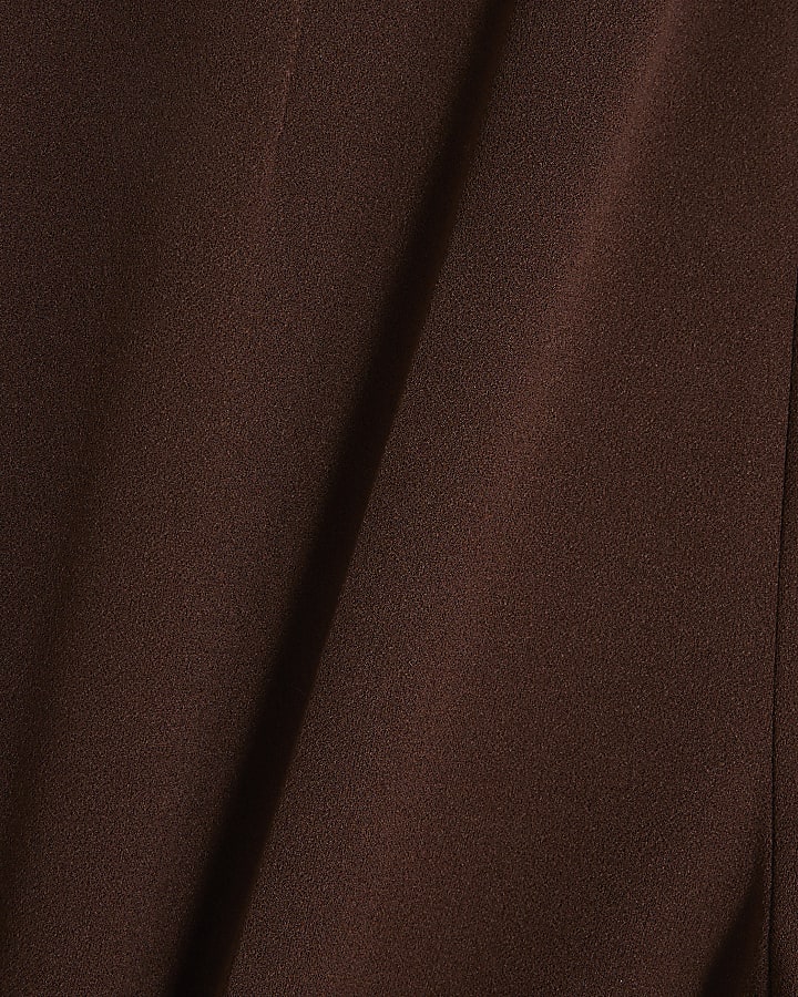 Brown Flared Trousers