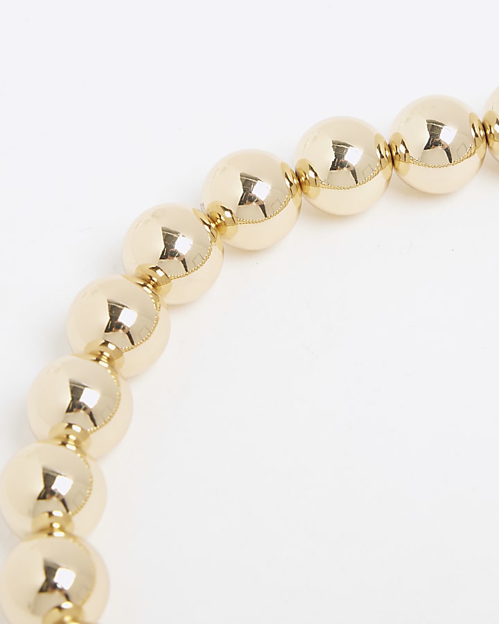 Gold Beaded Necklace