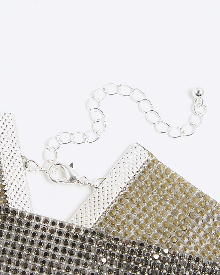 Black Rhinestone Choker