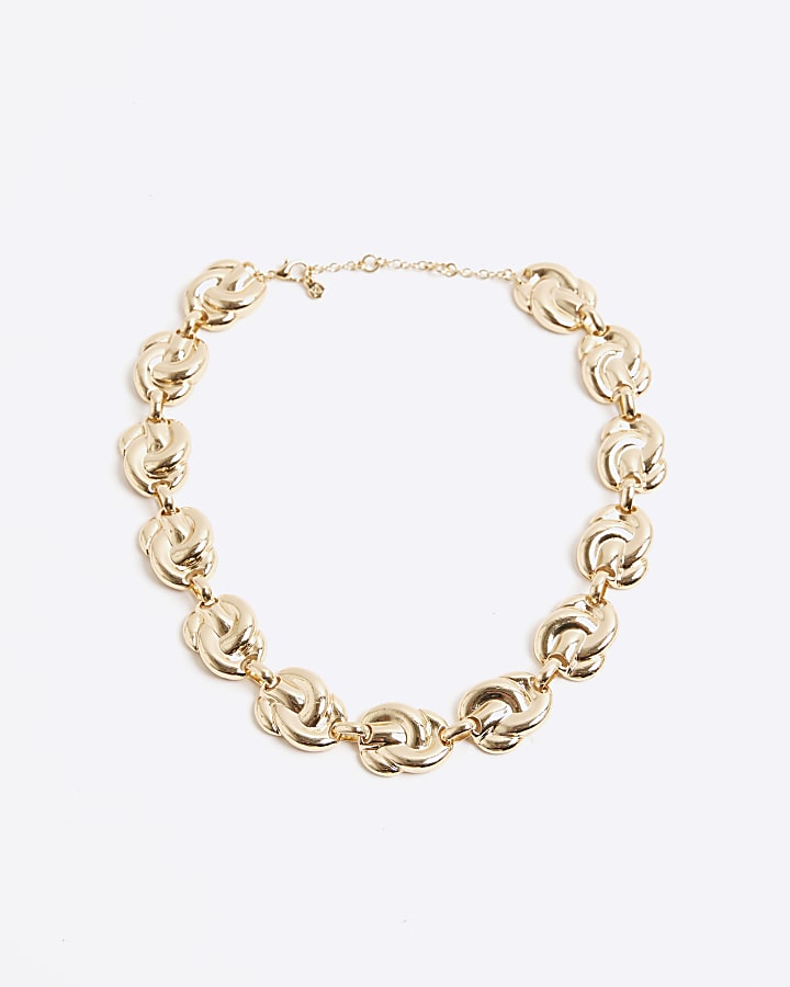 Gold Knot Necklace