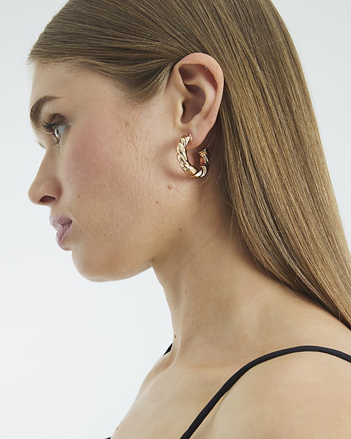 Mixed metal hoop multipack earrings