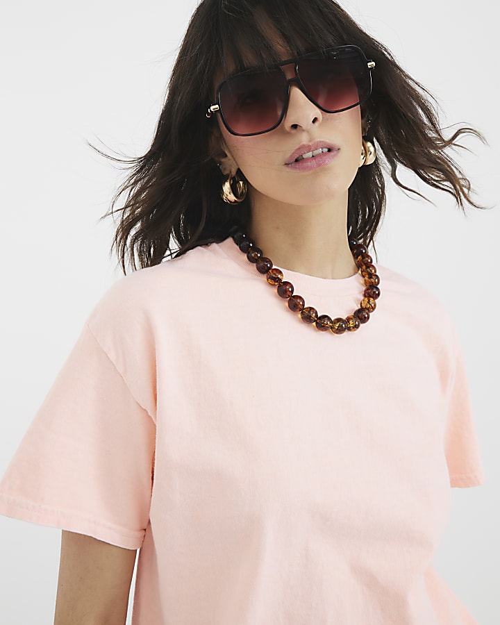 Orange Short Sleeve Fluorescent T-shirt