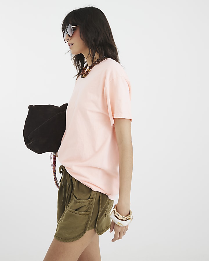 Orange Short Sleeve Fluorescent T-shirt