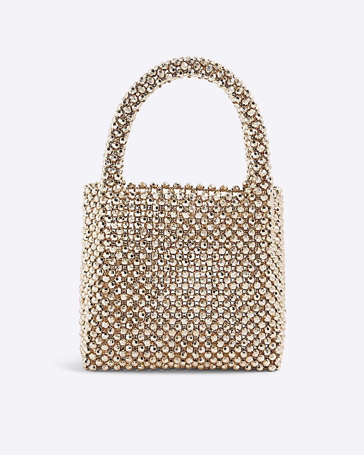 Gold Beaded Grab Bag