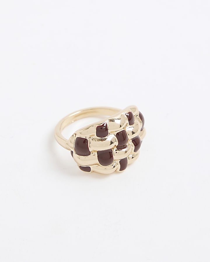 Gold Woven Ring