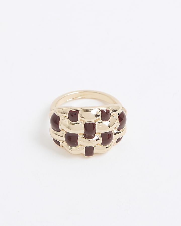 Gold Woven Ring