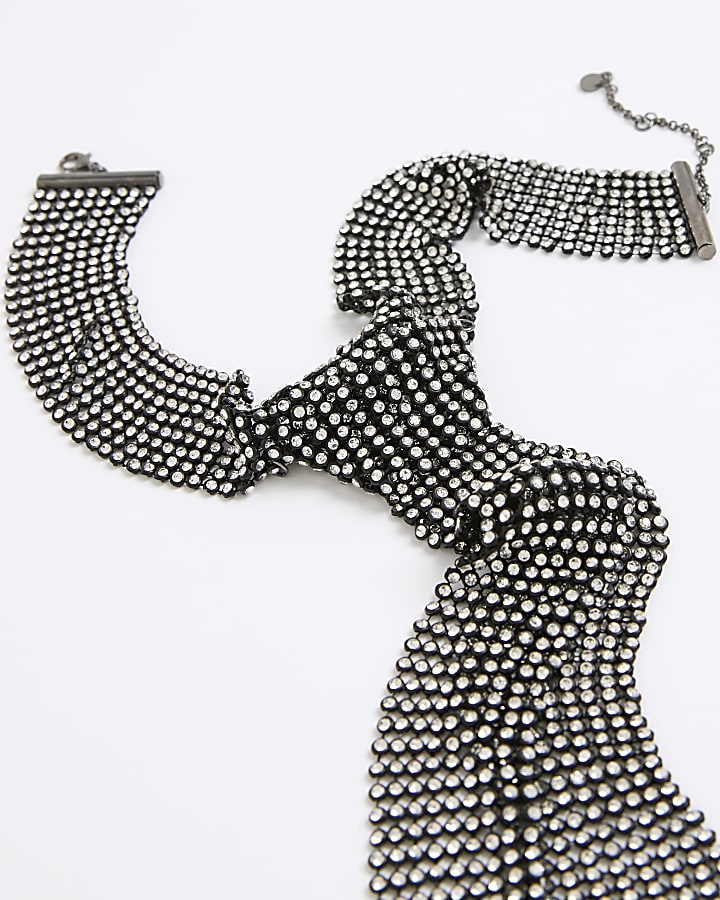 Black Crystal Tie
