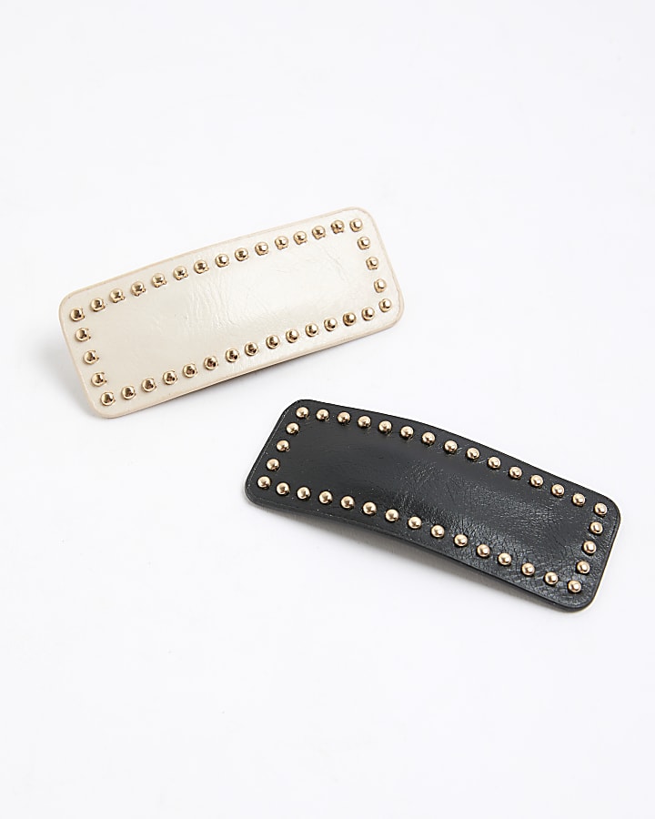 Multi Colour Studded Hair Sliders