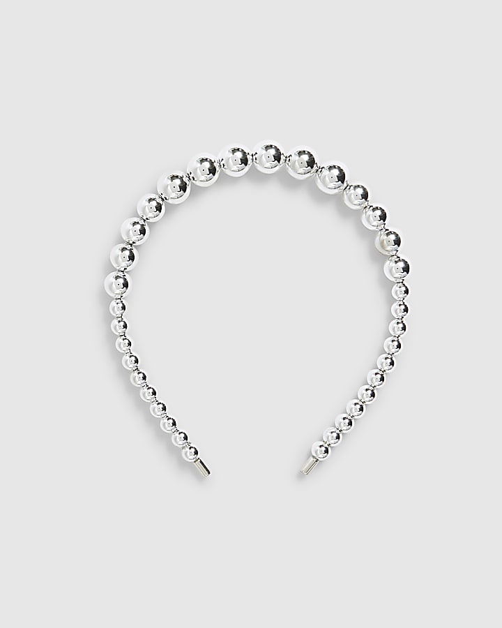 Silver Ball Headband