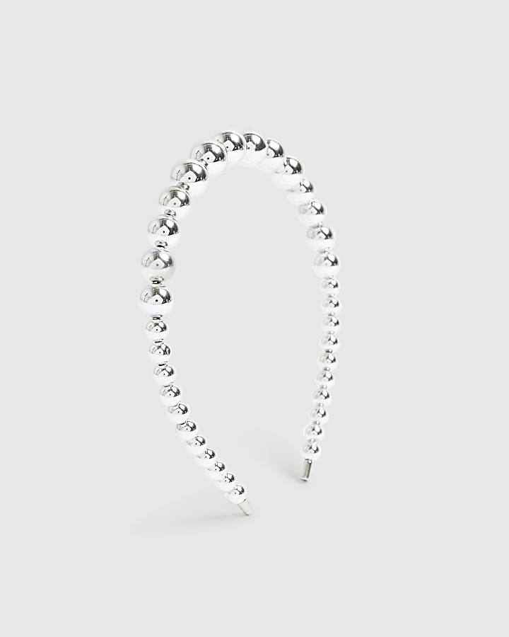 Silver Ball Headband