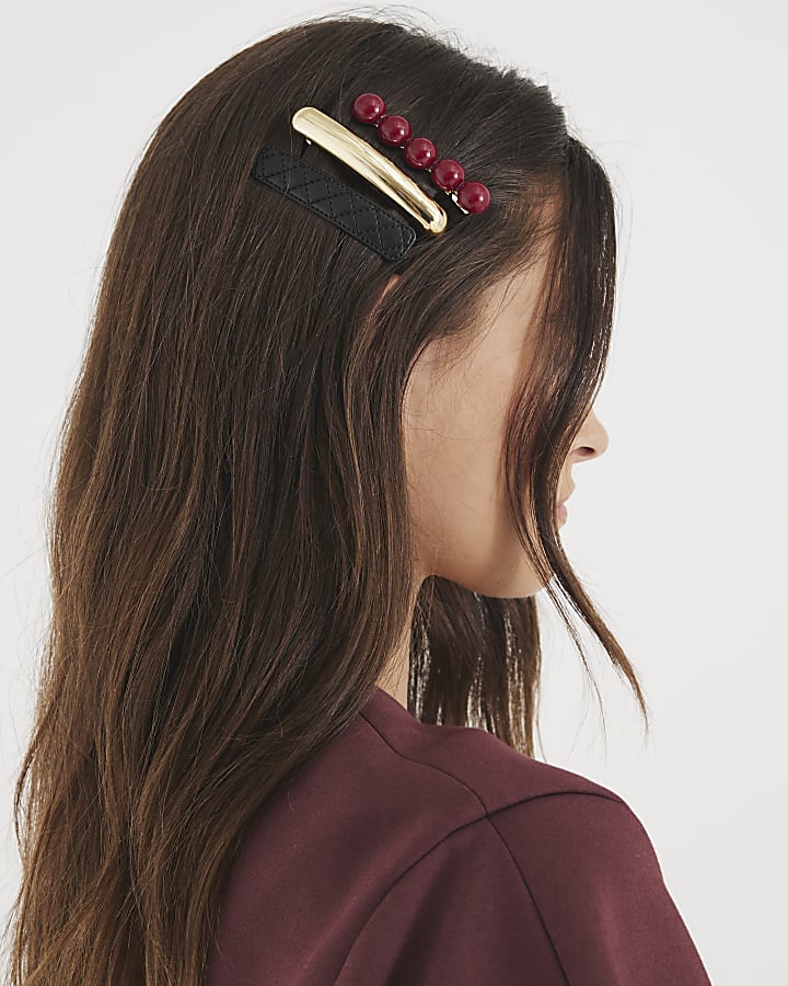Multi Colour Pack Of 3 Hair Clip