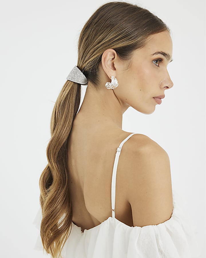 Silver Rhinestone Hairband