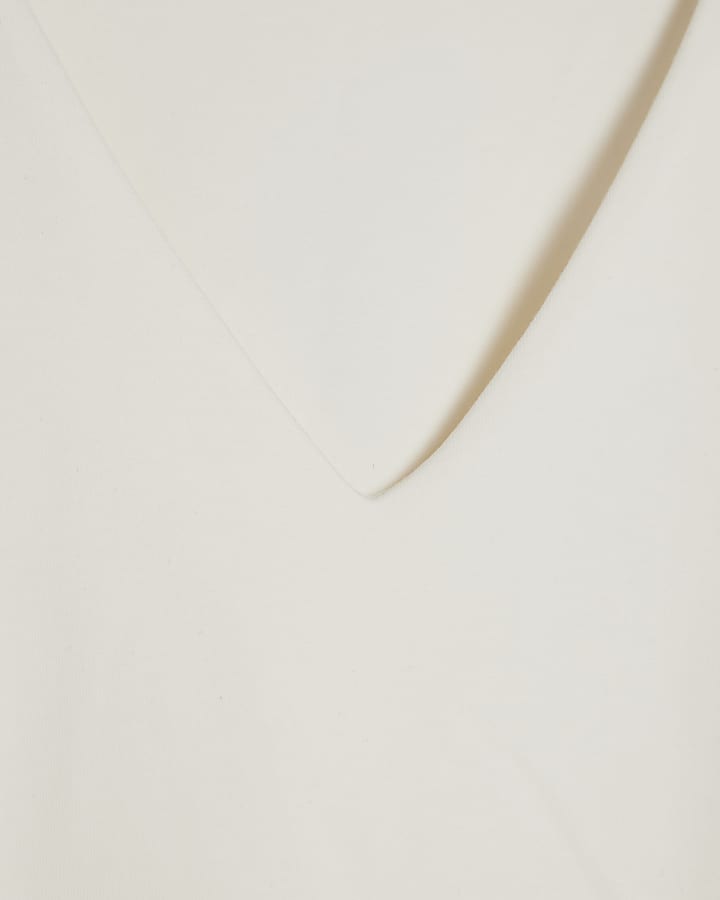 White V Neck T-Shirt