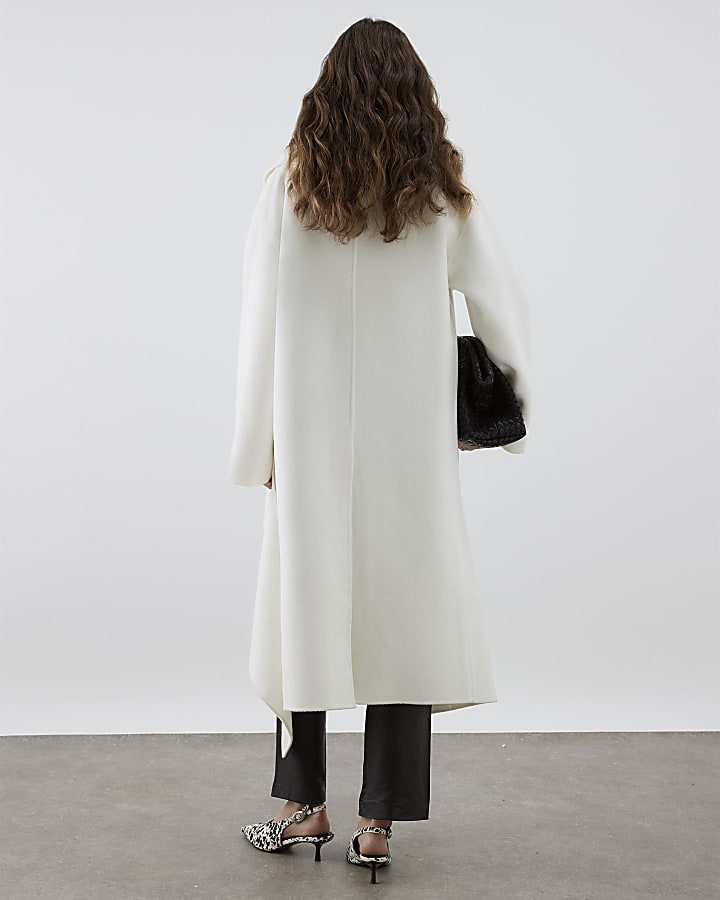 RI Studio Cream Handmade Blanket Coat