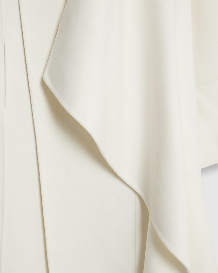 RI Studio Cream Handmade Blanket Coat