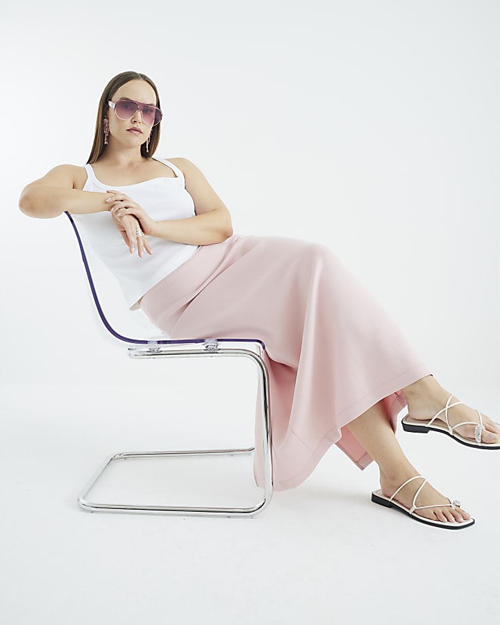 Pink Maxi Skirt
