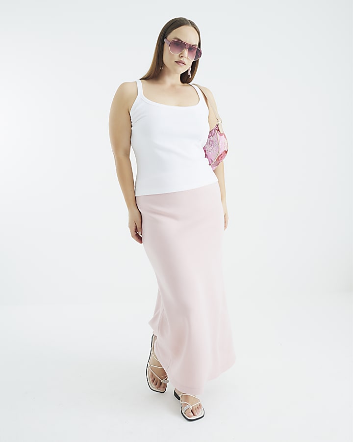 Pink Maxi Skirt