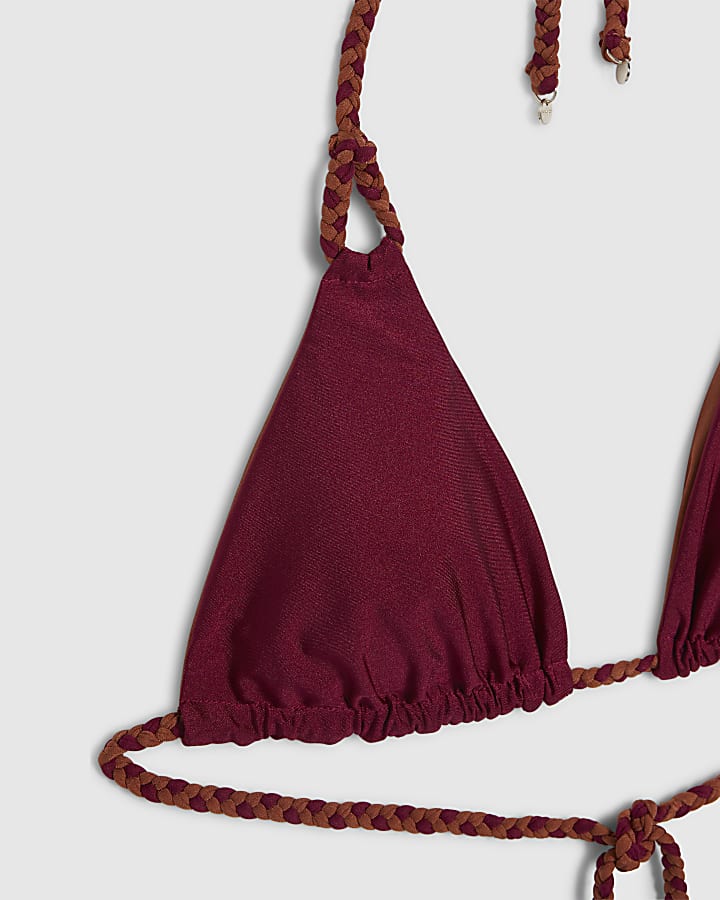 Purple Reversible Bikini Set