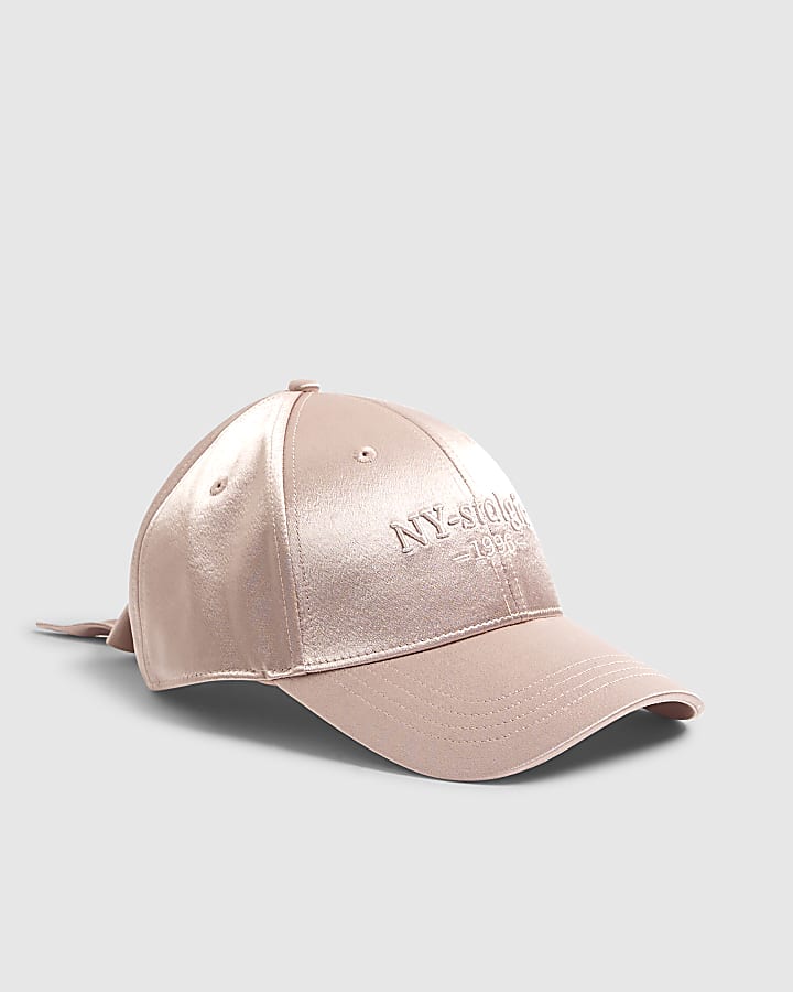 Pink Bow Trim Cap