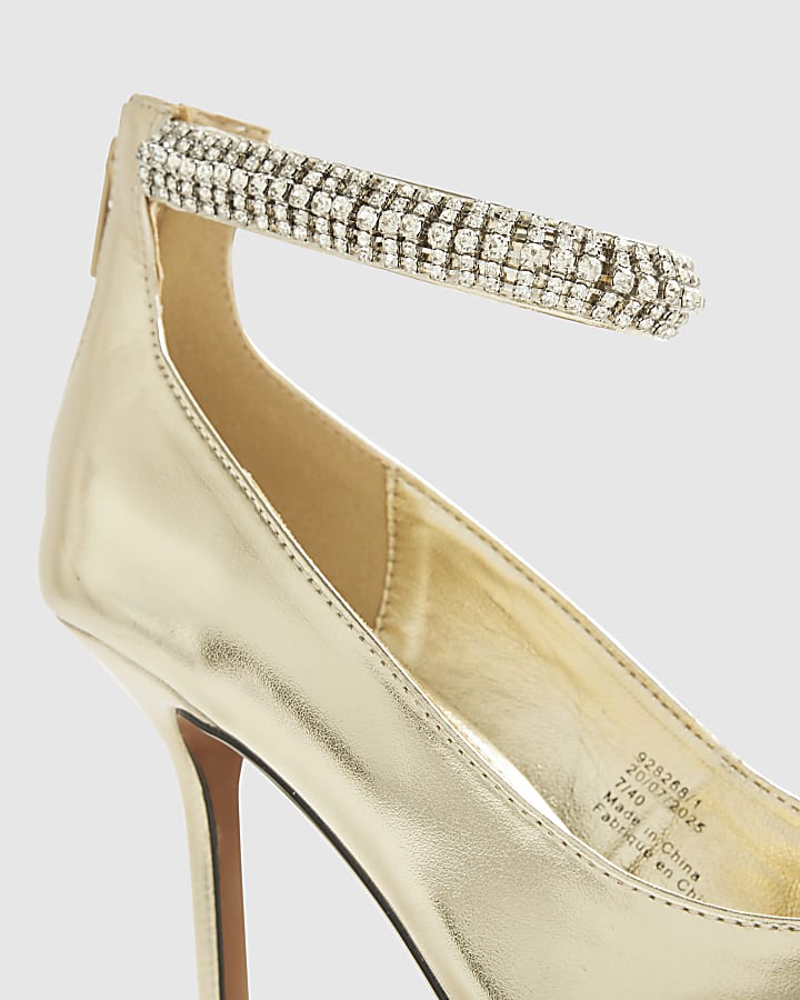 Gold Ankle Cuff Emb Court