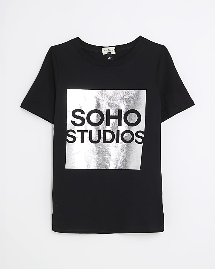 Black Short Sleeve Soho Studio T-shirt