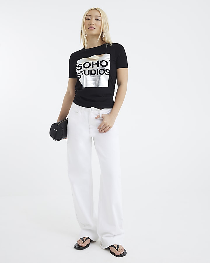Black Short Sleeve Soho Studio T-shirt