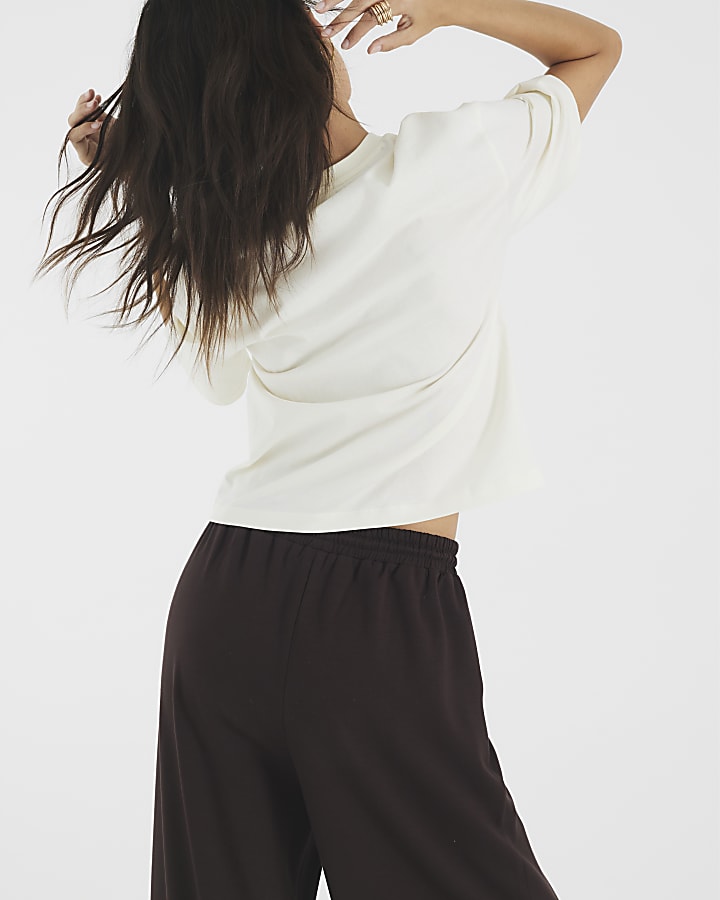 Cream Short Sleeve Cote D'Azur T-shirt