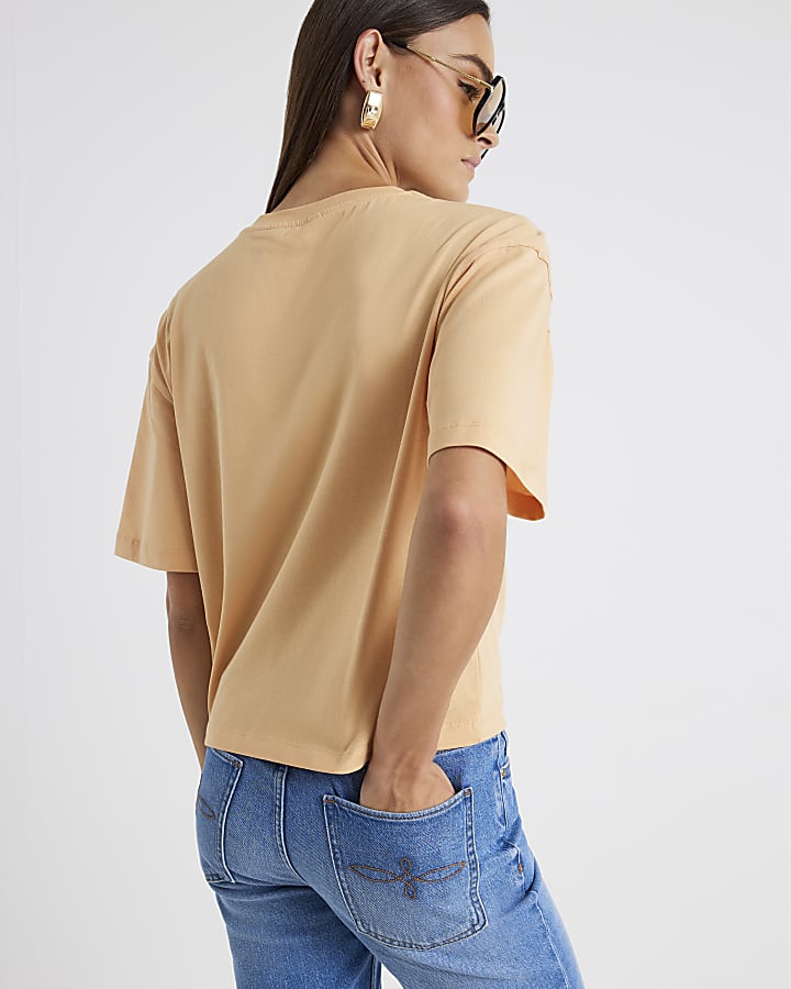 Orange Short Sleeve Malibu T-shirt
