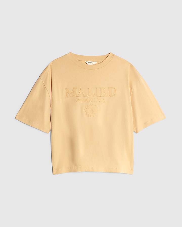 Orange Short Sleeve Malibu T-shirt