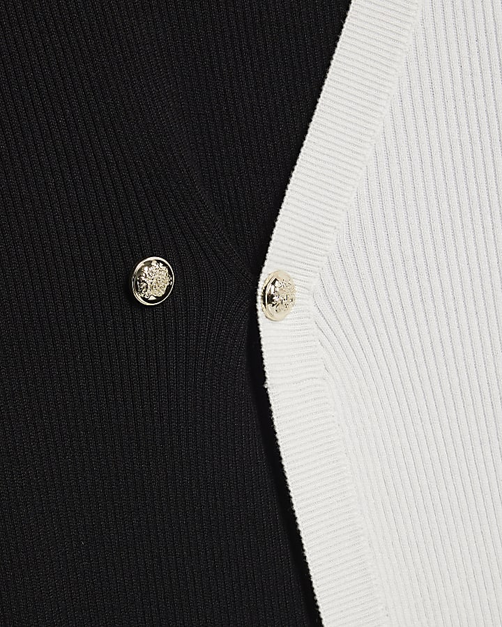 Black Monochrome Maxi Jumper Dress