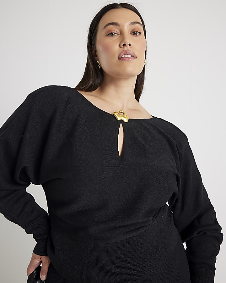 Black Keyhole Jumper