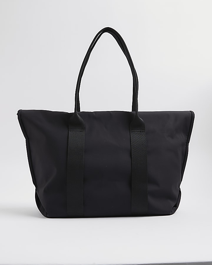Black Roll Top Holdall Bag
