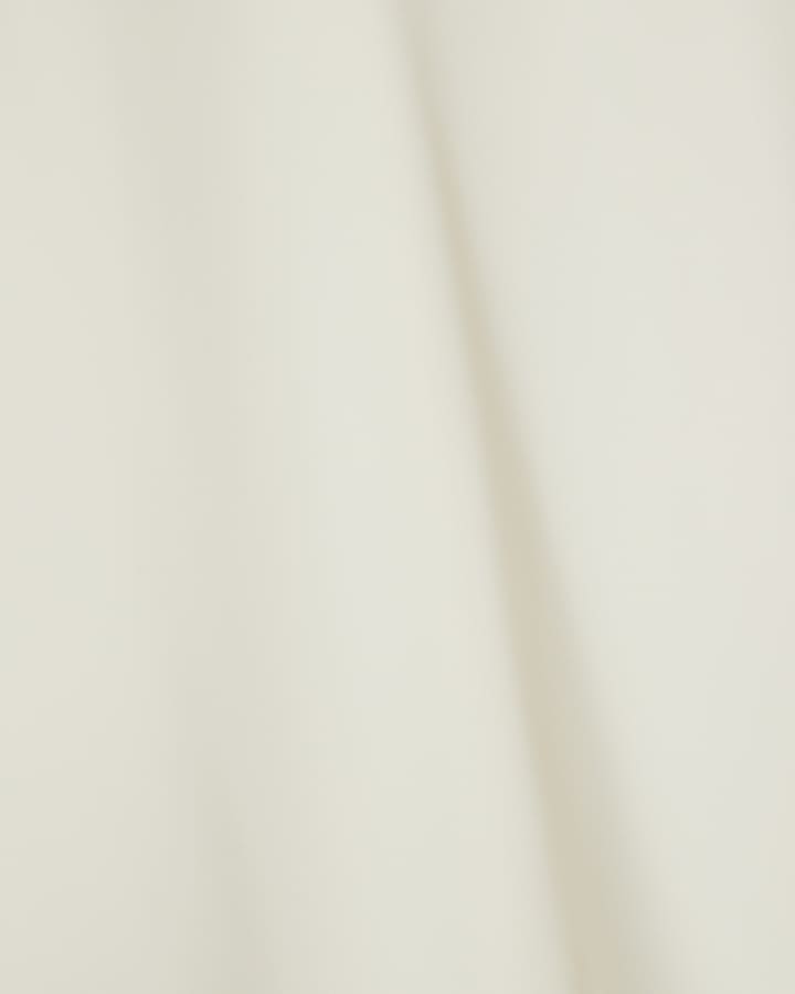 Cream Long Sleeve Batwing T-shirt