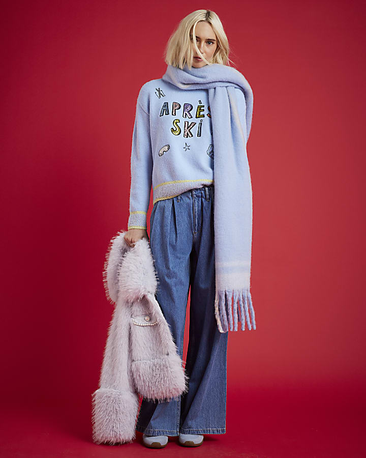 Nephthys Blue Apres Ski Christmas Jumper