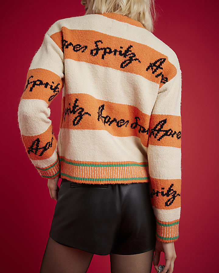 Nephthys Orange Apres Spritz Cardigan