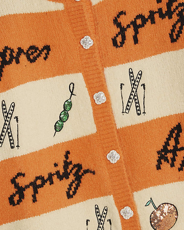 Nephthys Orange Apres Spritz Cardigan