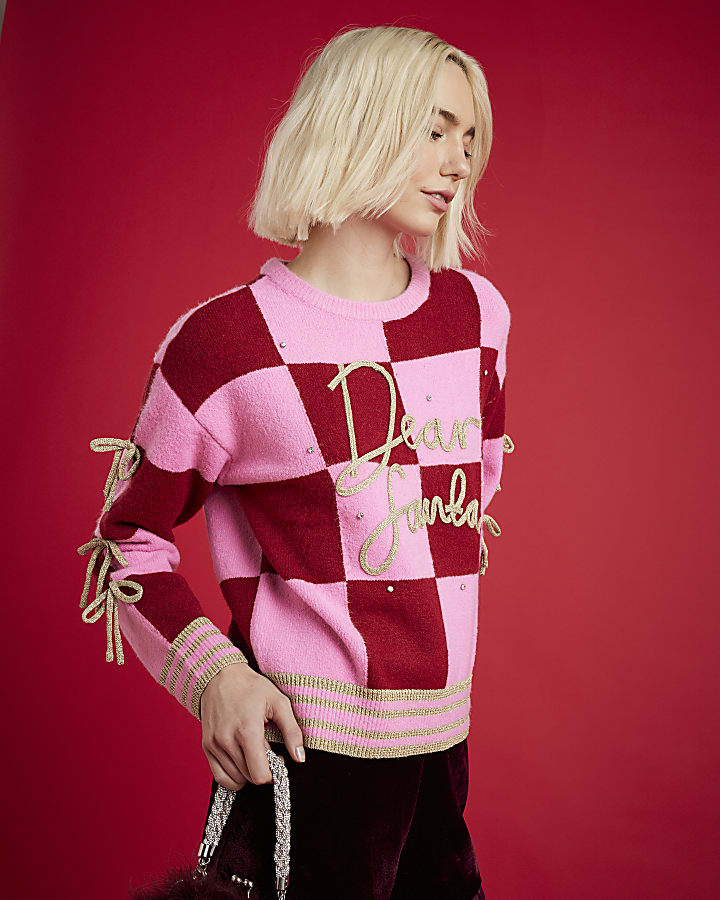 Nephthys Red Dear Santa Jumper