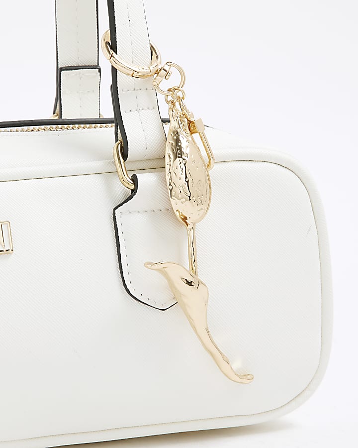 Gold Flower Bag Charm