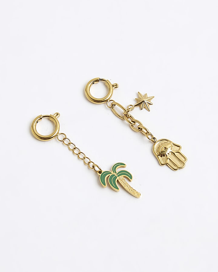 Gold Pack Of 2 Bikini Charms