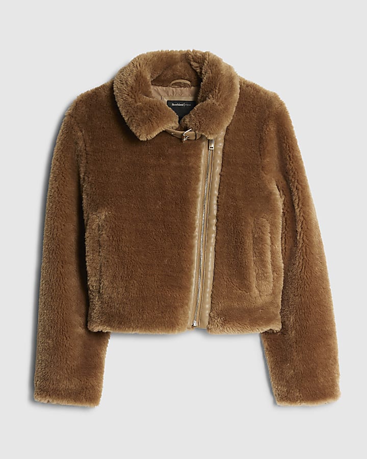 Brown Borg Aviator Jacket